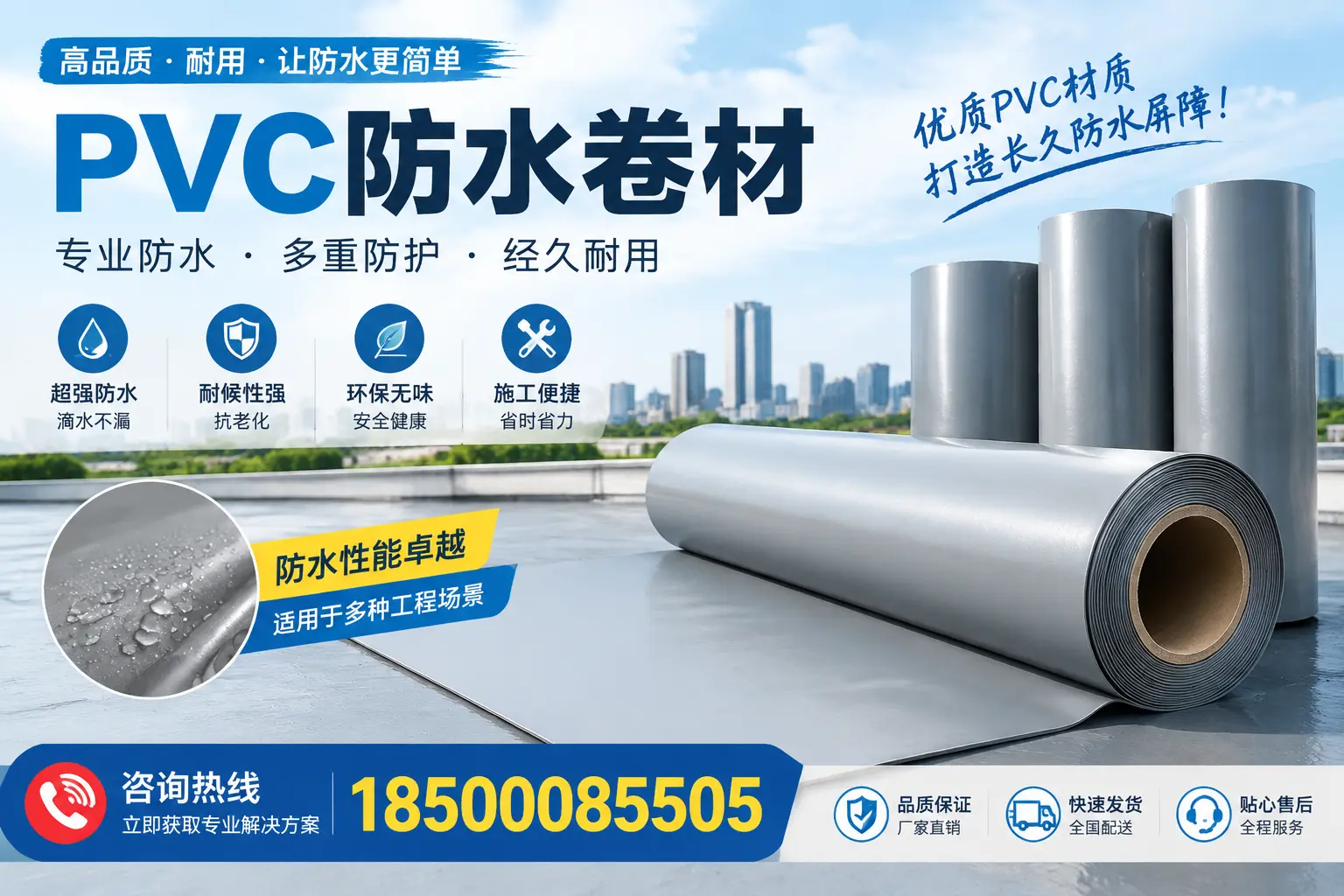 什么是pvc防水卷材？临沂消费者需了解的基础知识